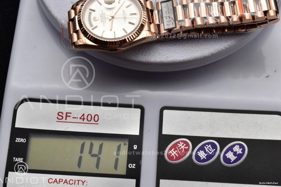 V5 DayDate Best (Gain FastDry 904L Edition 670 Steel QF Bracelet Silver vr3255 RG Weight) President Dial 36 on 0217